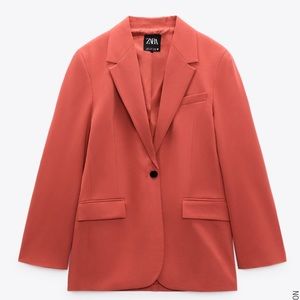 Strawberry Oversized Blazer